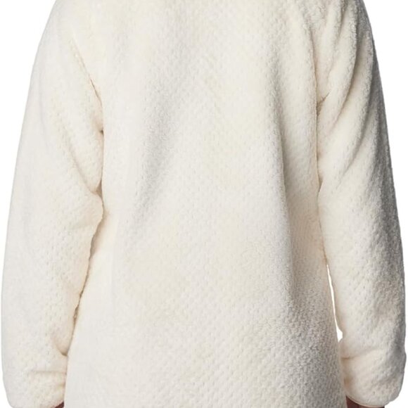 Womens Columbia long fire side sherpa warm cozy jacket XL cream "chalk" NWT - Picture 2 of 7